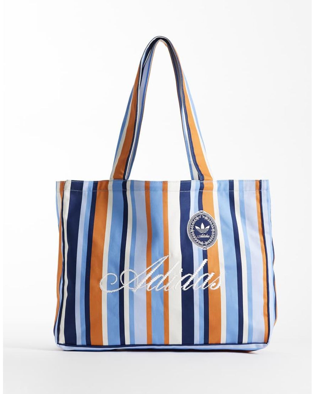 Adidas Originals Blue Script Logo Tote Bag