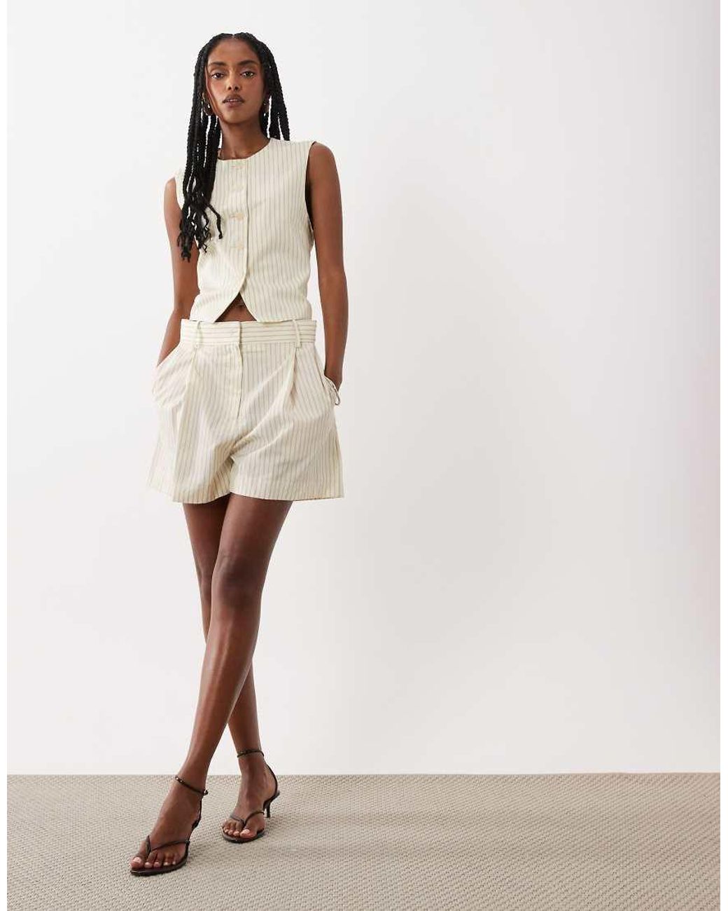 Mango Natural Michy Waistcoat Co-Ord
