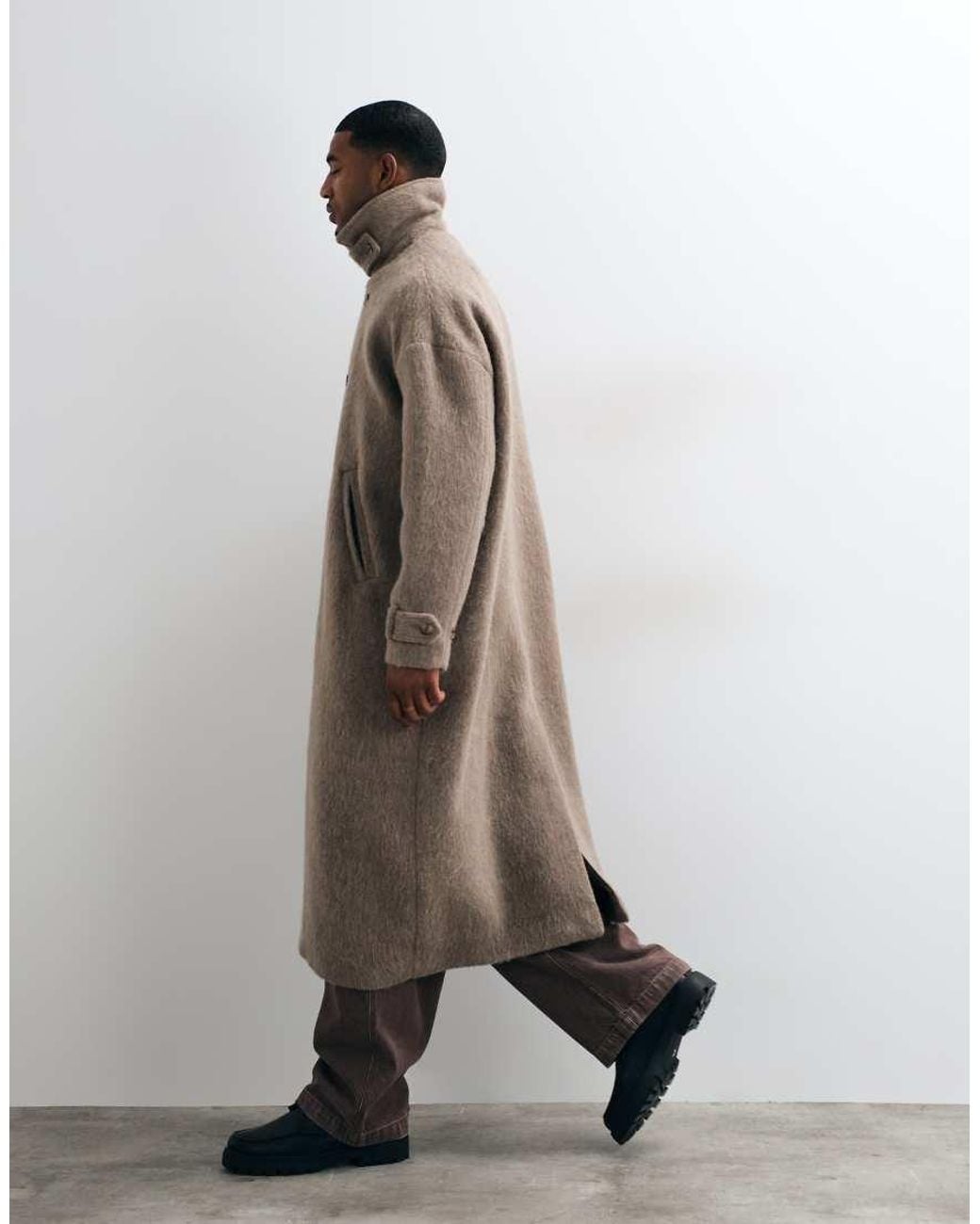 Cappotto Premium di Weekday in Natural da Uomo