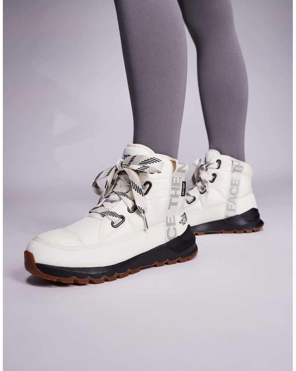 The North Face Metallic Thermoball Lace-Up Luxe Waterproof Boots