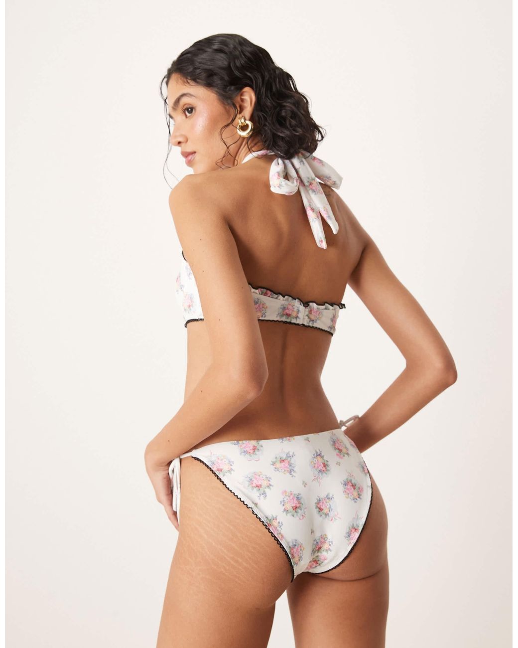 For Love & Lemons Brown Cordelia Bikini Bottom Co-ord