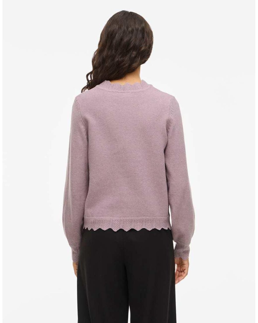 Vila Purple Knitted Pullover