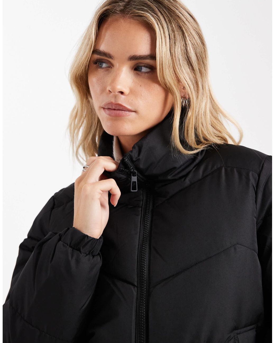 Vero Moda Gray Puffer Jacket