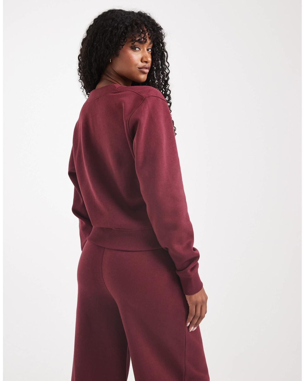 Threadbare Red Jersey Button Up Cardigan