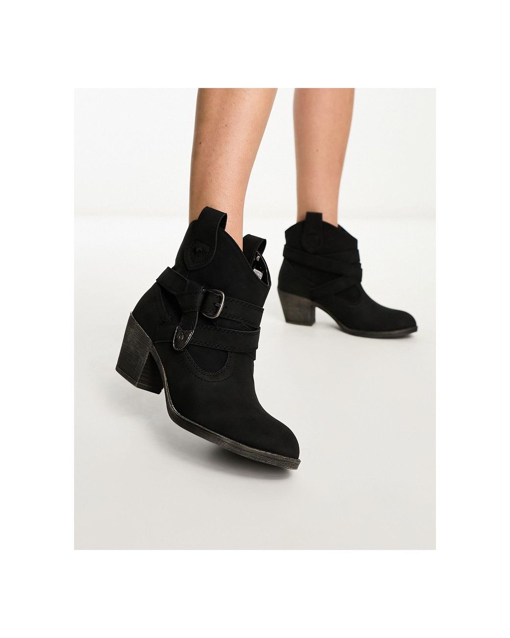 Rocket Dog Rocket Dog Satire Ankle Boot in Black Lyst UK
