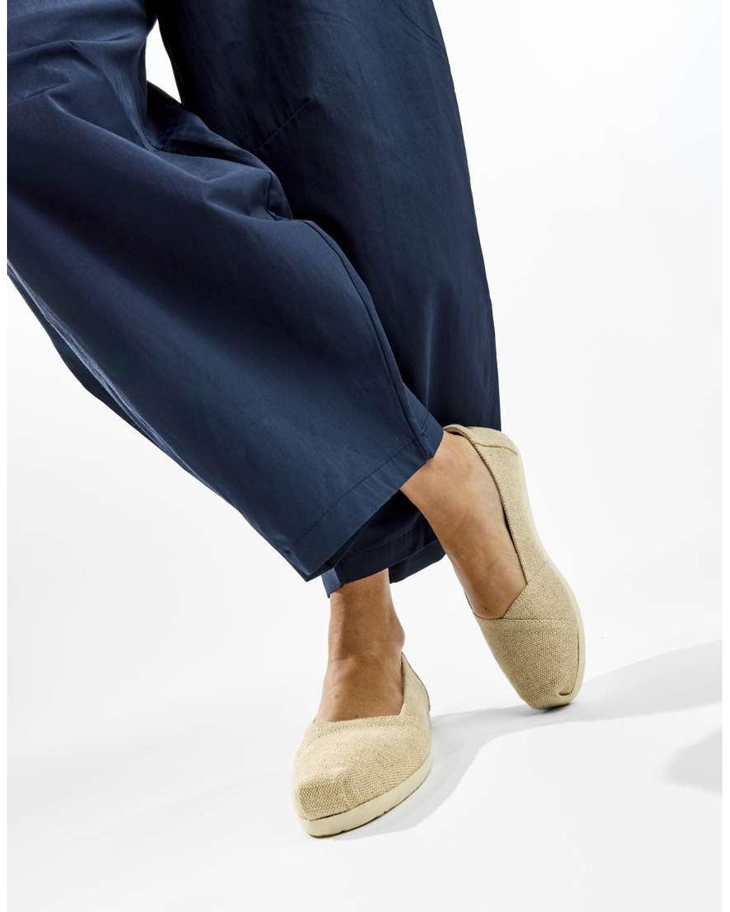 TOMS Blue Alpargata Ballet