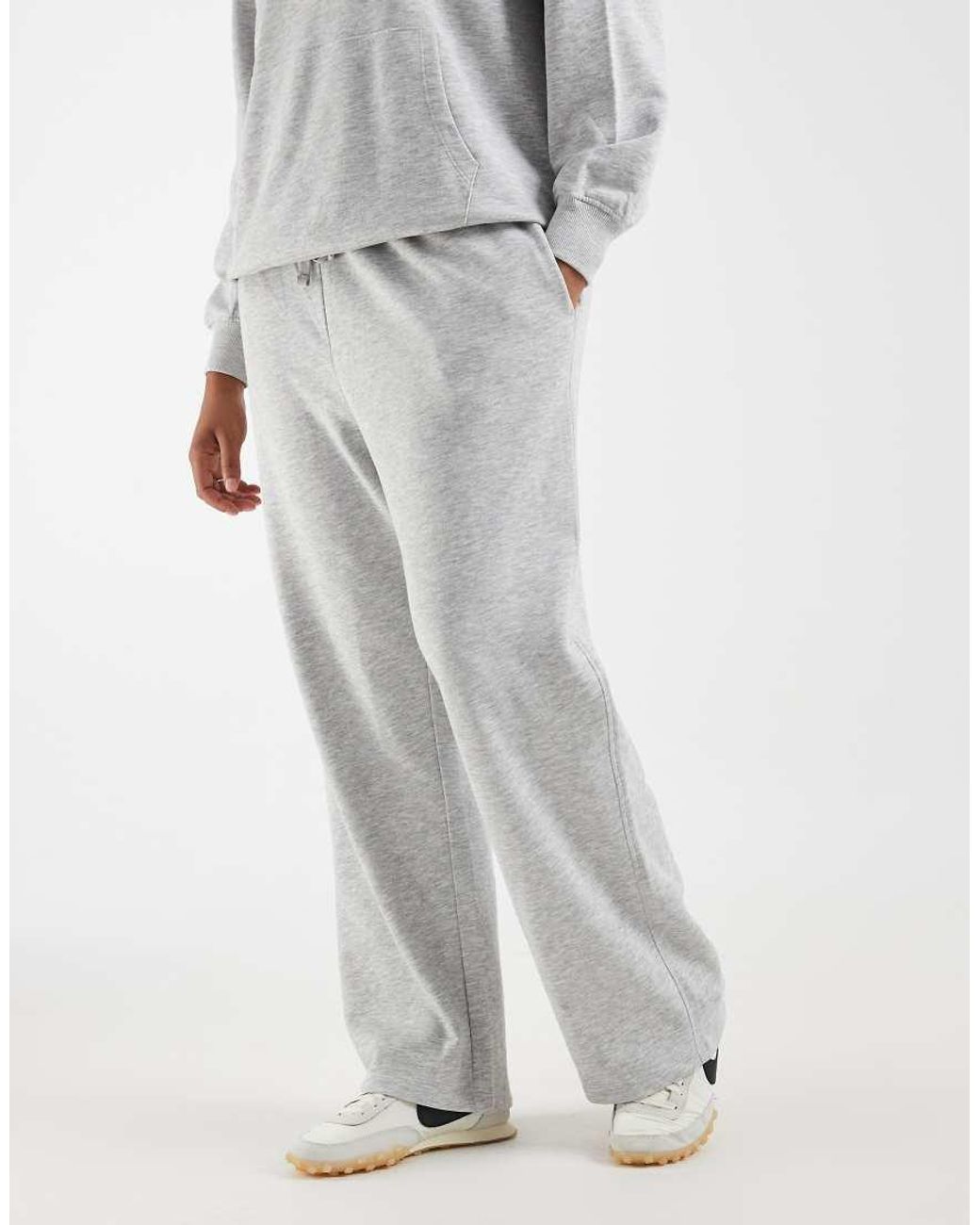 ONLY Gray Straight Leg Sweatpants