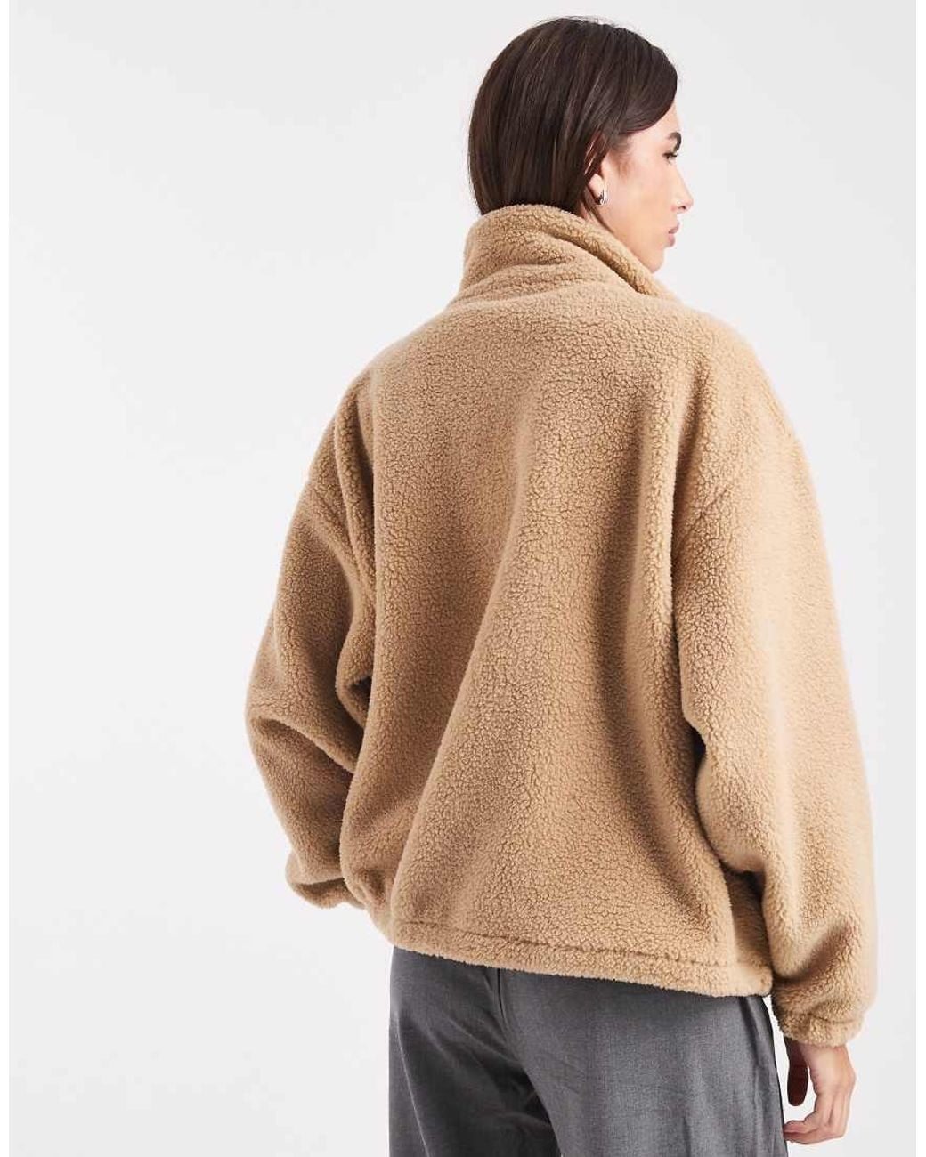 Adidas Originals Natural Teddy Fleece Jacket