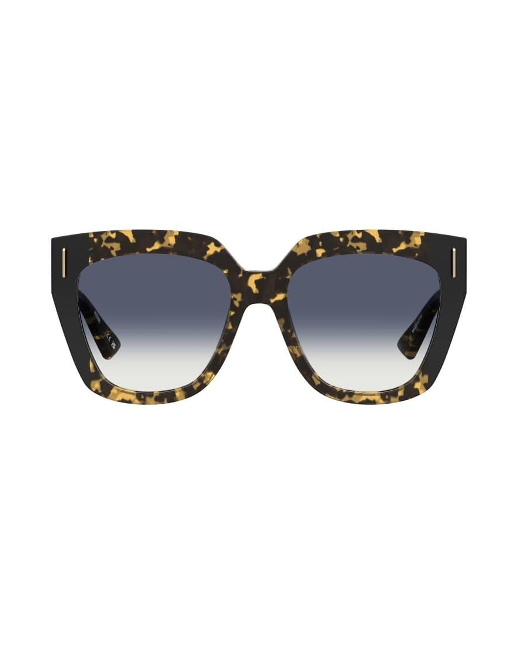 Moschino Blue Oversized Square Sunglasses With Shaded Lenses