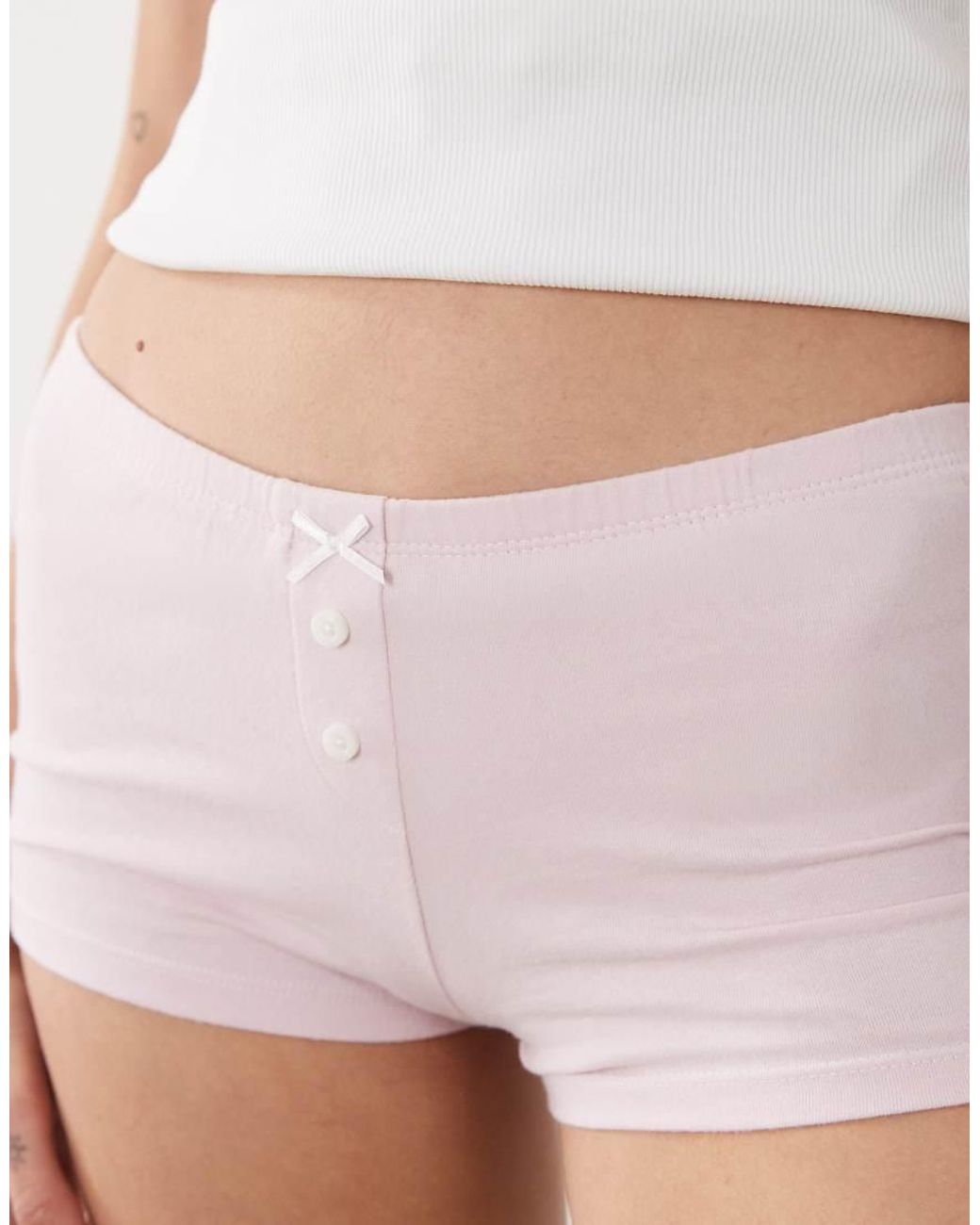 Cotton On White Dreamy Soft Micro Shorts