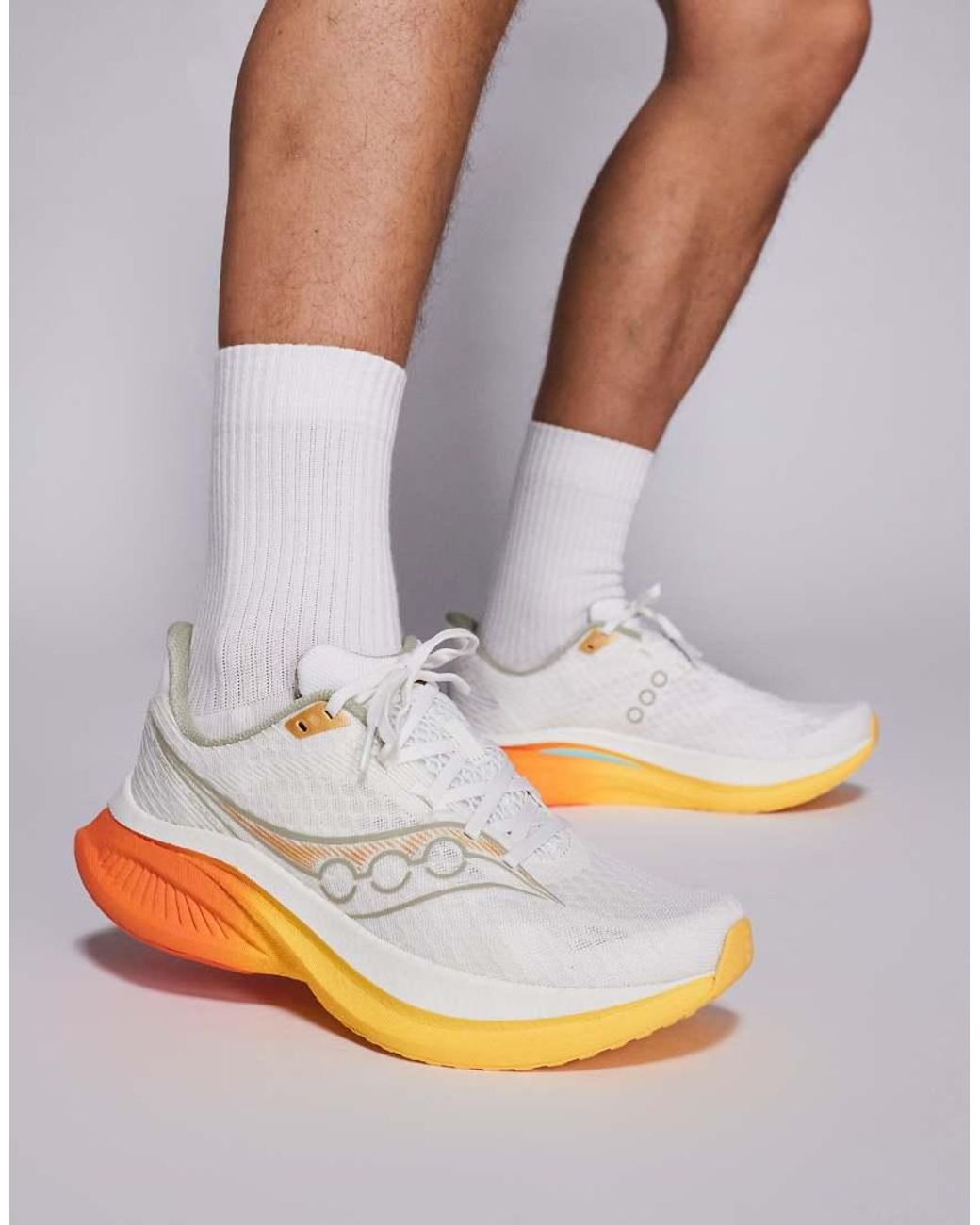 Saucony Gray Endorphin Speed 5 Running Trainers for men