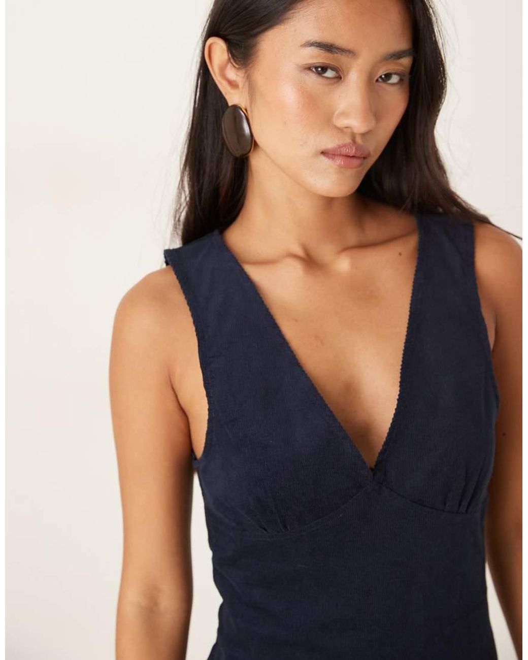Motel Blue Sarabi Cord Mini Dress