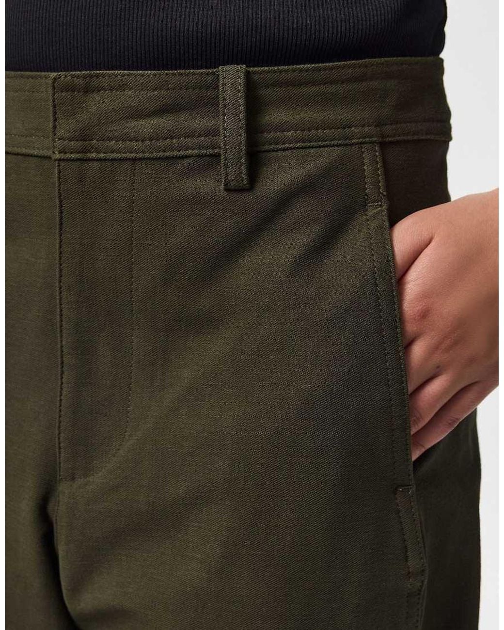Pieces Black Rikke Jersey Barrel Fit Stretch Trousers