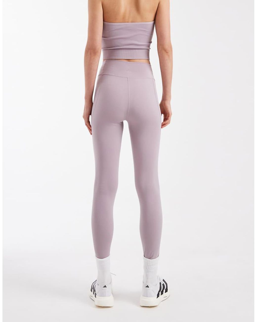 Adidas Originals White All Me Essentials Full-Length Leggings