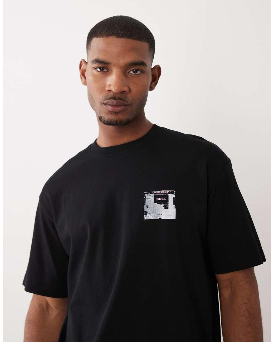 Boss Black Citylights Chest Print T-Shirt for men