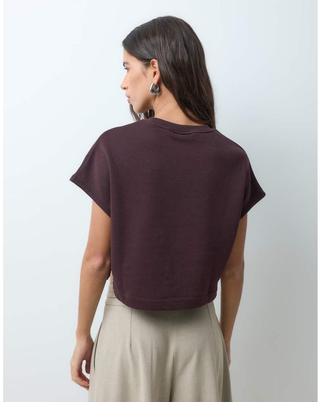 ASOS Purple Jersey Top