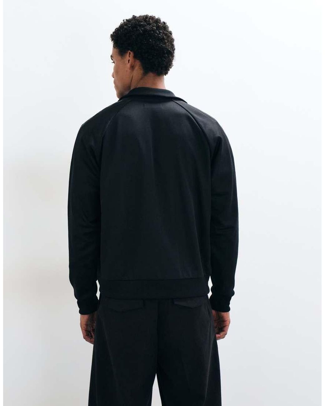 Fred Perry Blue Co-ord Contrast Taped Zip Through Logo Track Jacket for men