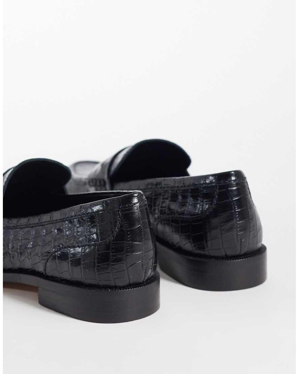 Clarks Blue Straven Penny Loafers