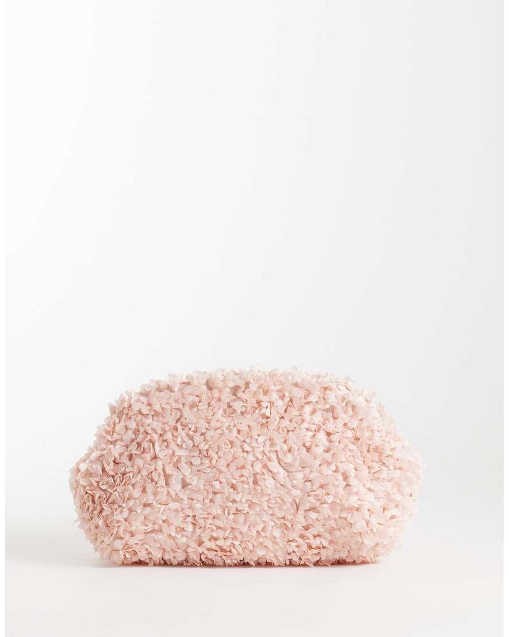 ASOS Pink Ruffle Clutch Bag