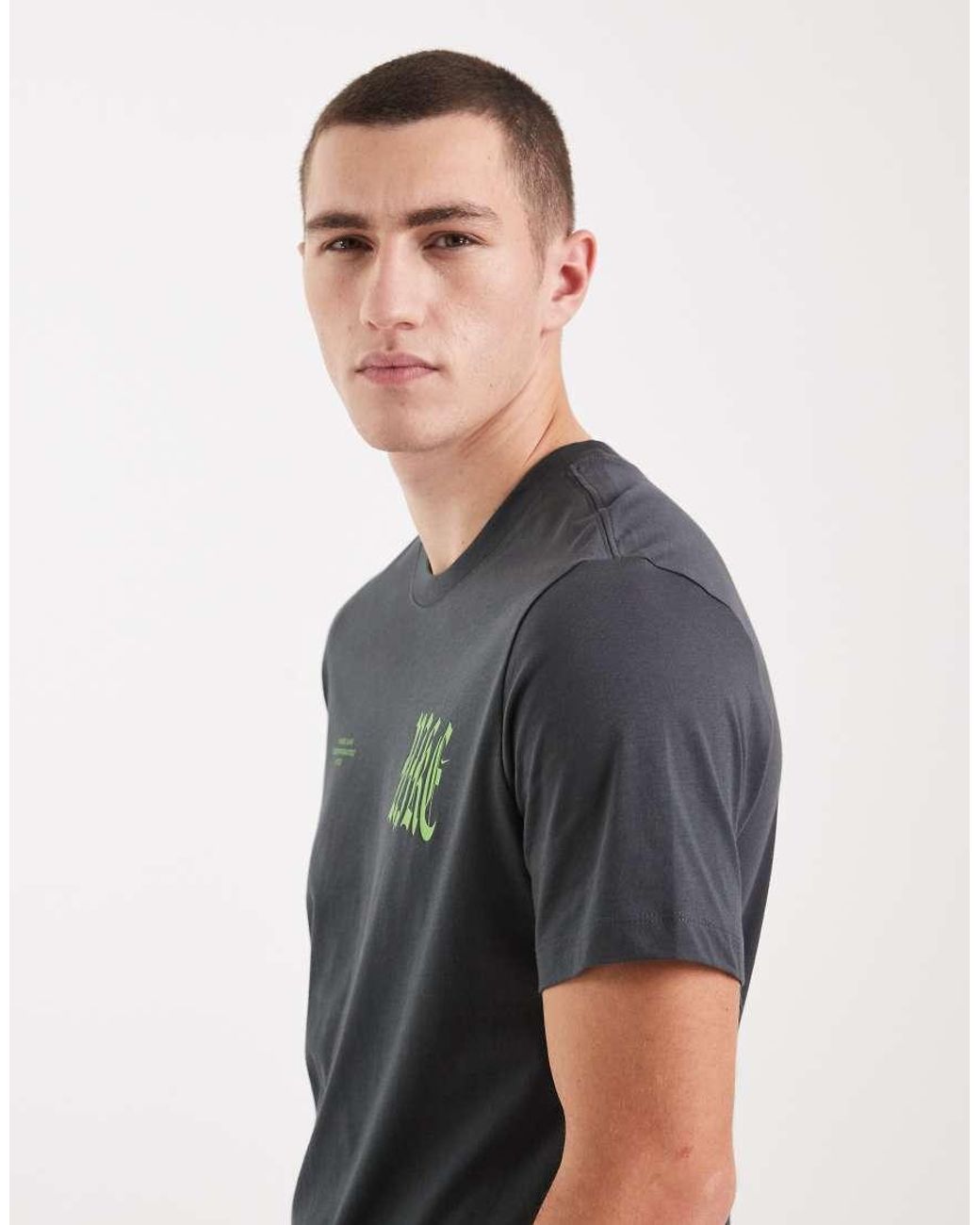 Nike Green Club Graphic Back Print T-shirt for men
