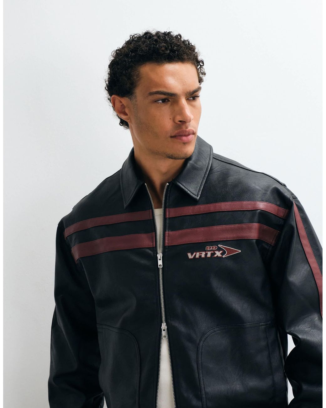 Veste ASOS pour homme en coloris Black