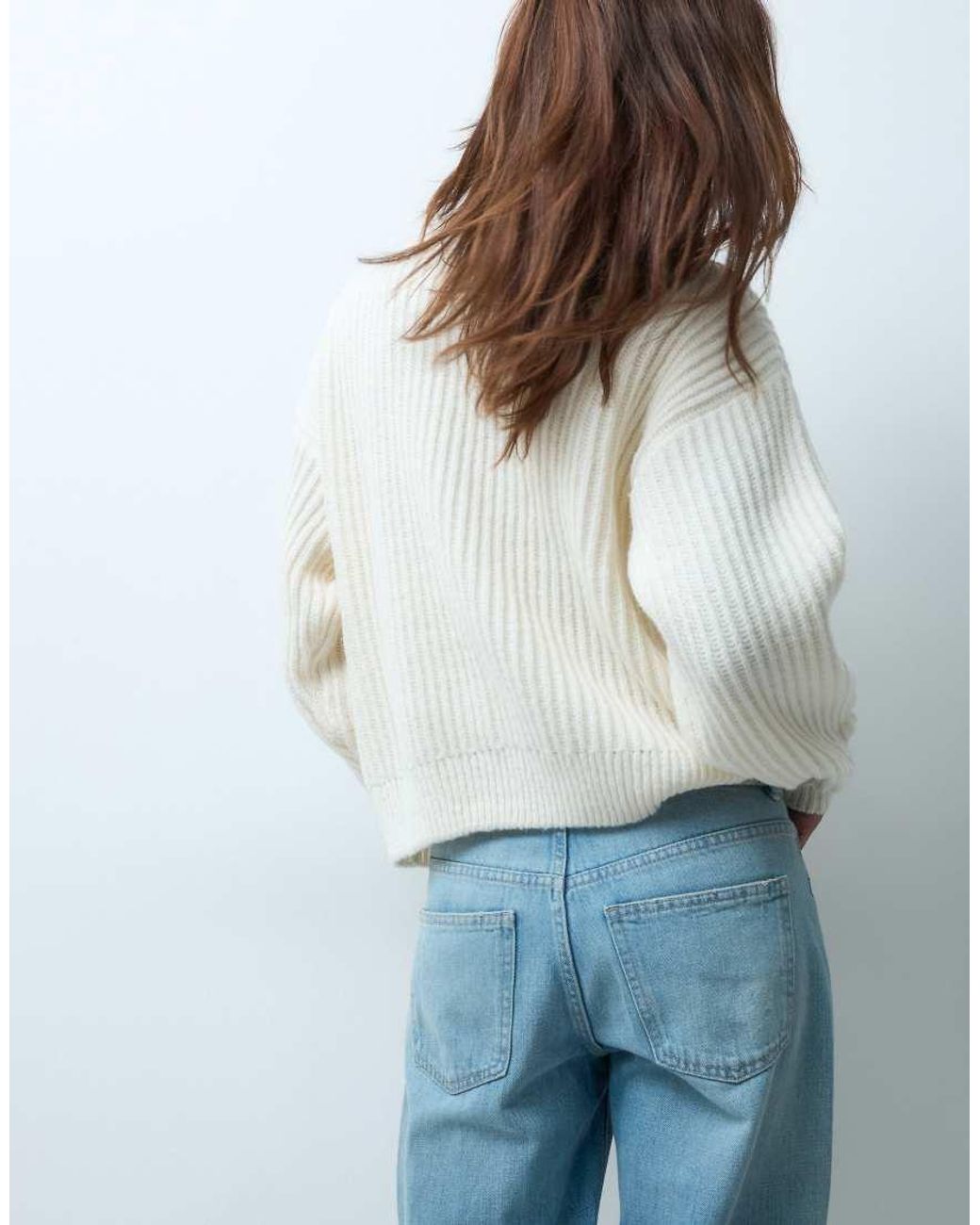 The Frolic Gray Exclusive 'manhattan Nyc' Logo Chunky Knit Sweater