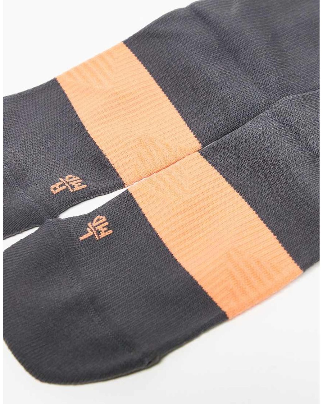 Adidas Originals Blue Adidas Running Socks With Back Print for men