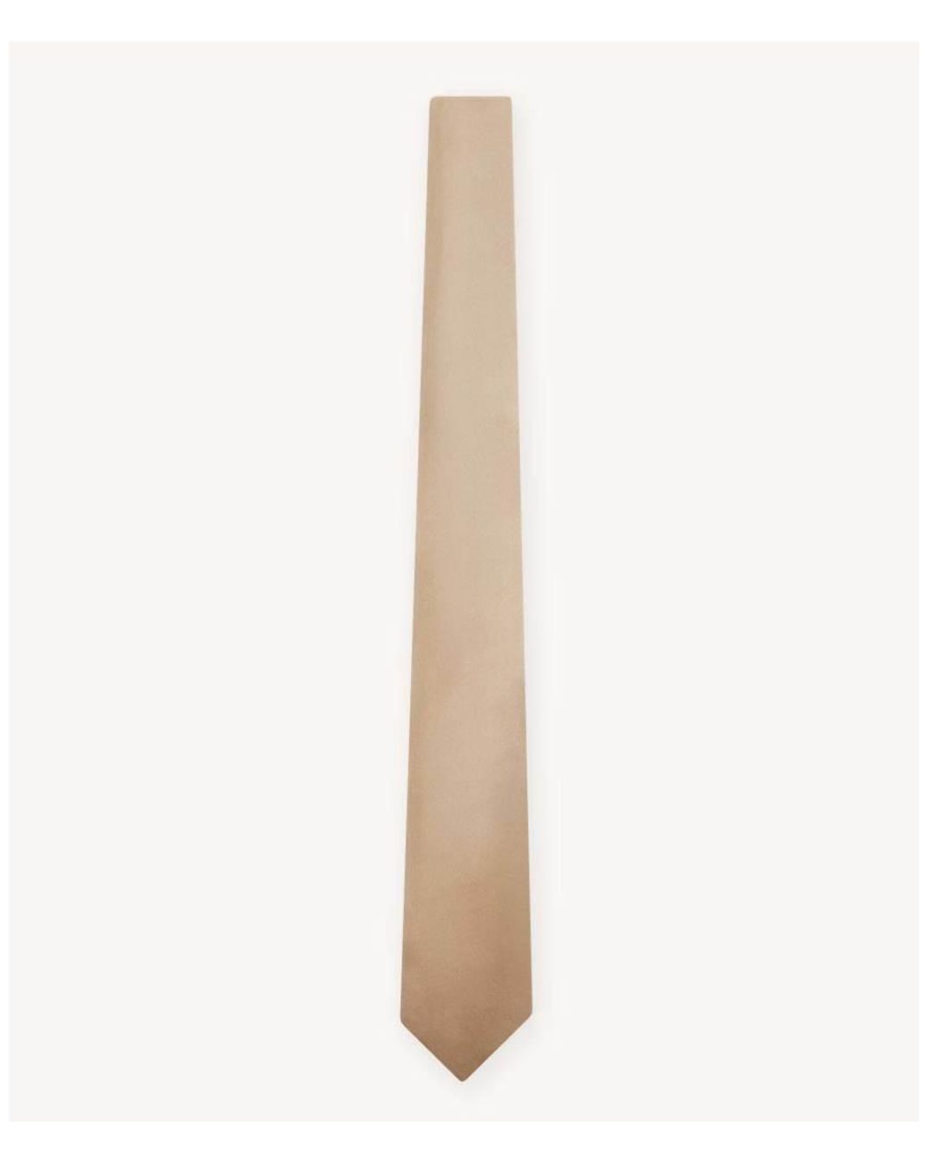 Six Stories White Satin Tie for men