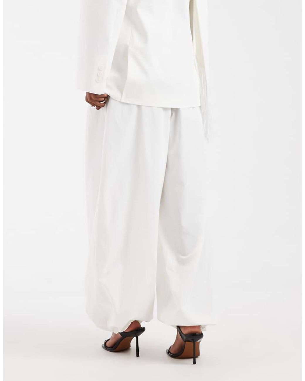 ASOS White Tailored Balloon Trouser