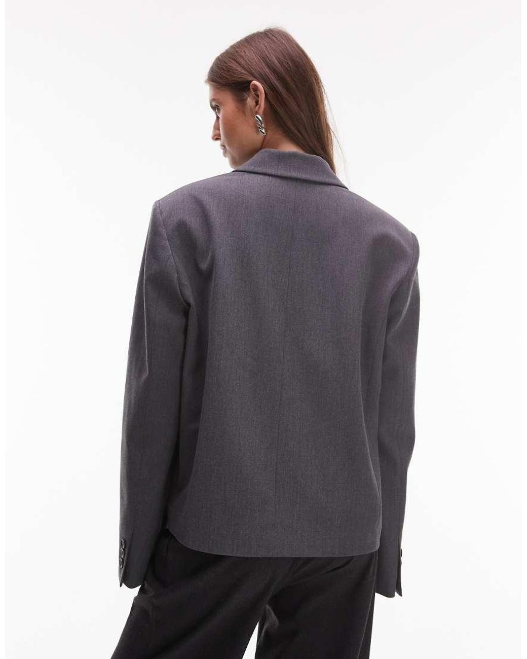 ASOS Purple Boxy Fit Blazer