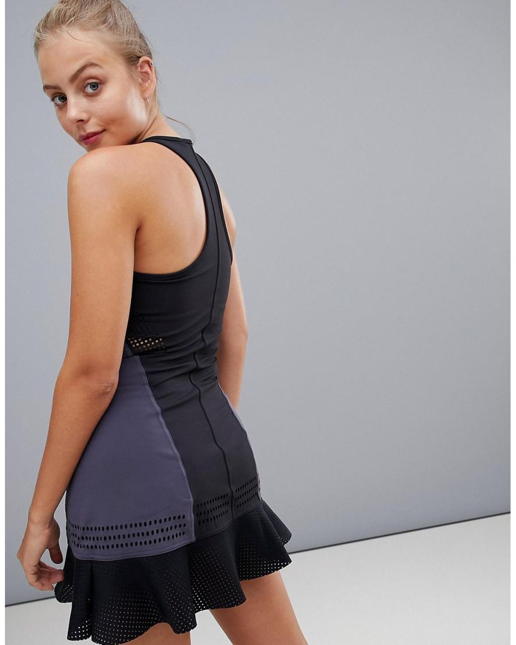 adidas Stella Mccartney Tennis Dress In Black | Lyst