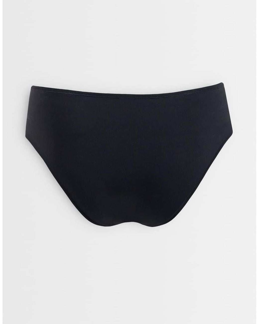 ASOS Black Asos Design Curve 3 Pack Cotton Mid Coverage Brazilian Brief