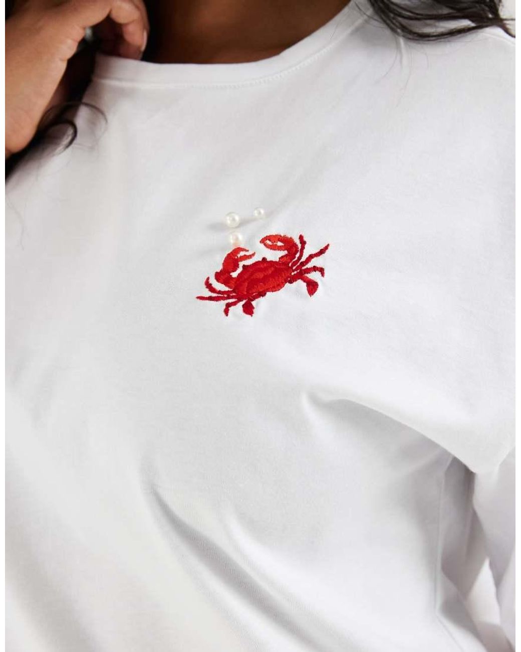 Vero Moda White Short Sleeve T-shirt