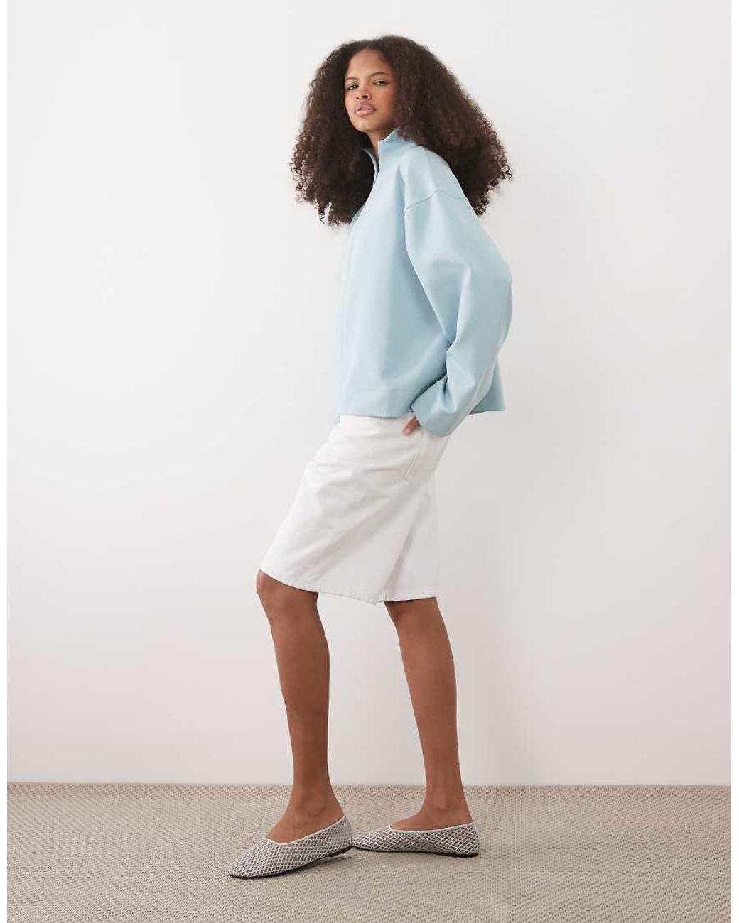 Giacca A Maniche Lunghe di ASOS in Blue