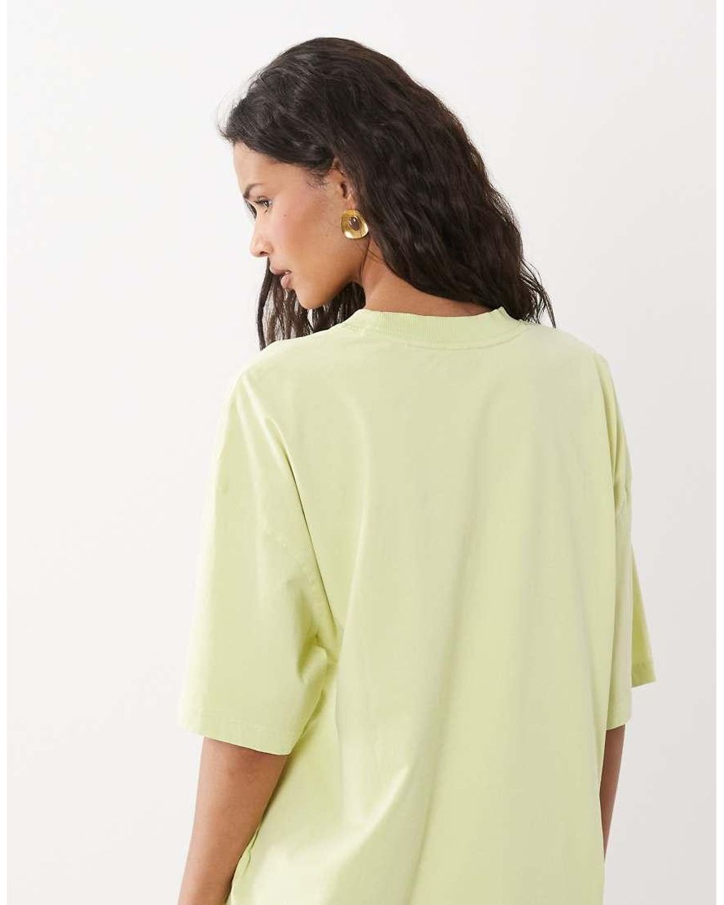 HUGO Natural Oversized Graphic Logo T-shirt