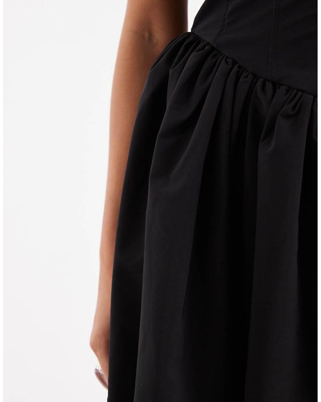 Only Petite Black Corset Detail Mini Dress