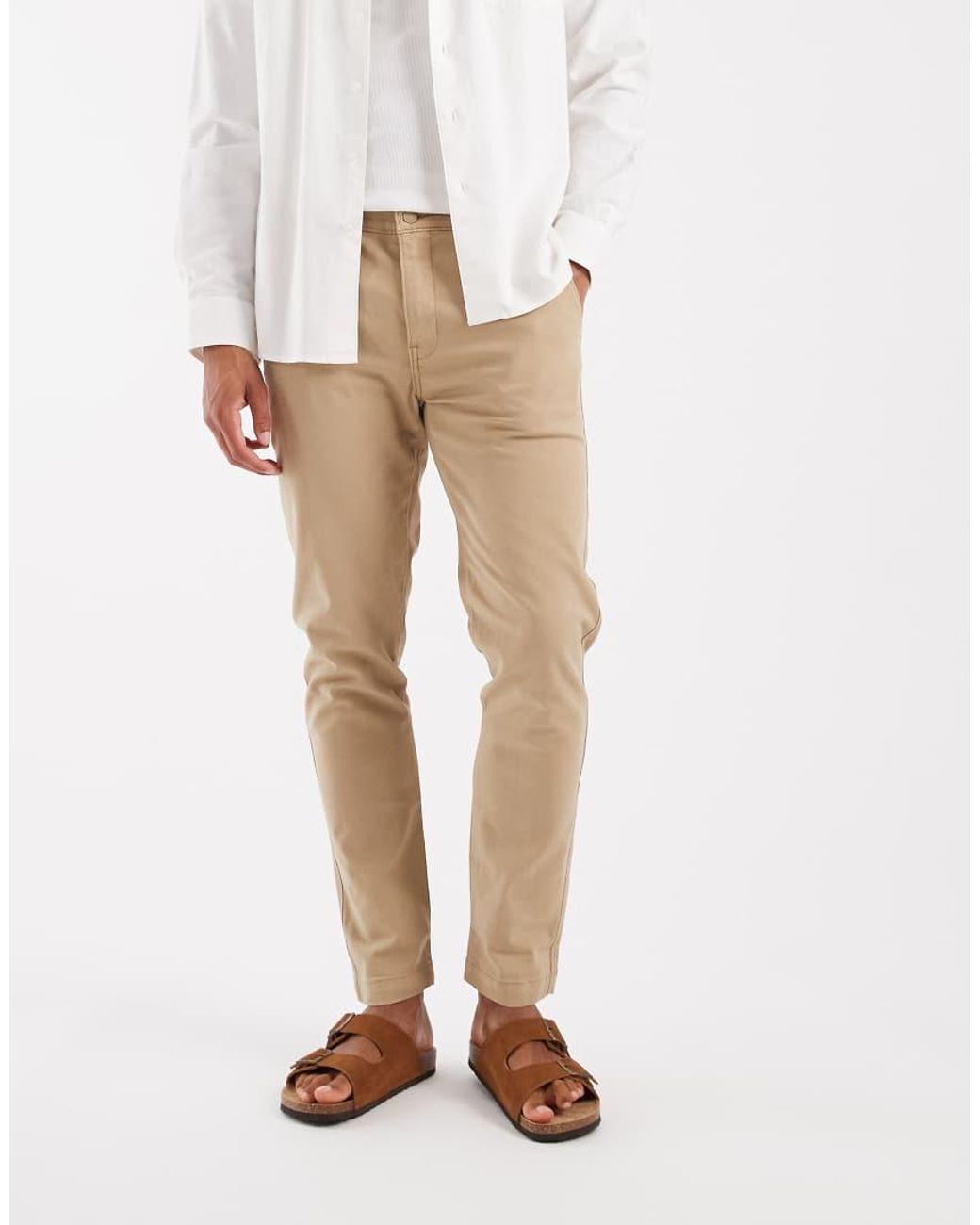 Levi's White Xx Chino Slim Ii Trousers for men
