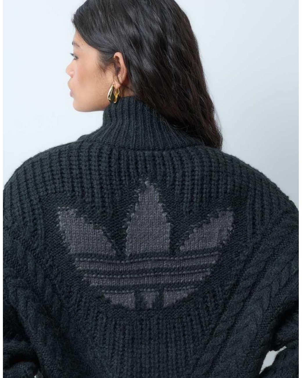 Adidas Originals Blue Firebird Cable Knit Track Top