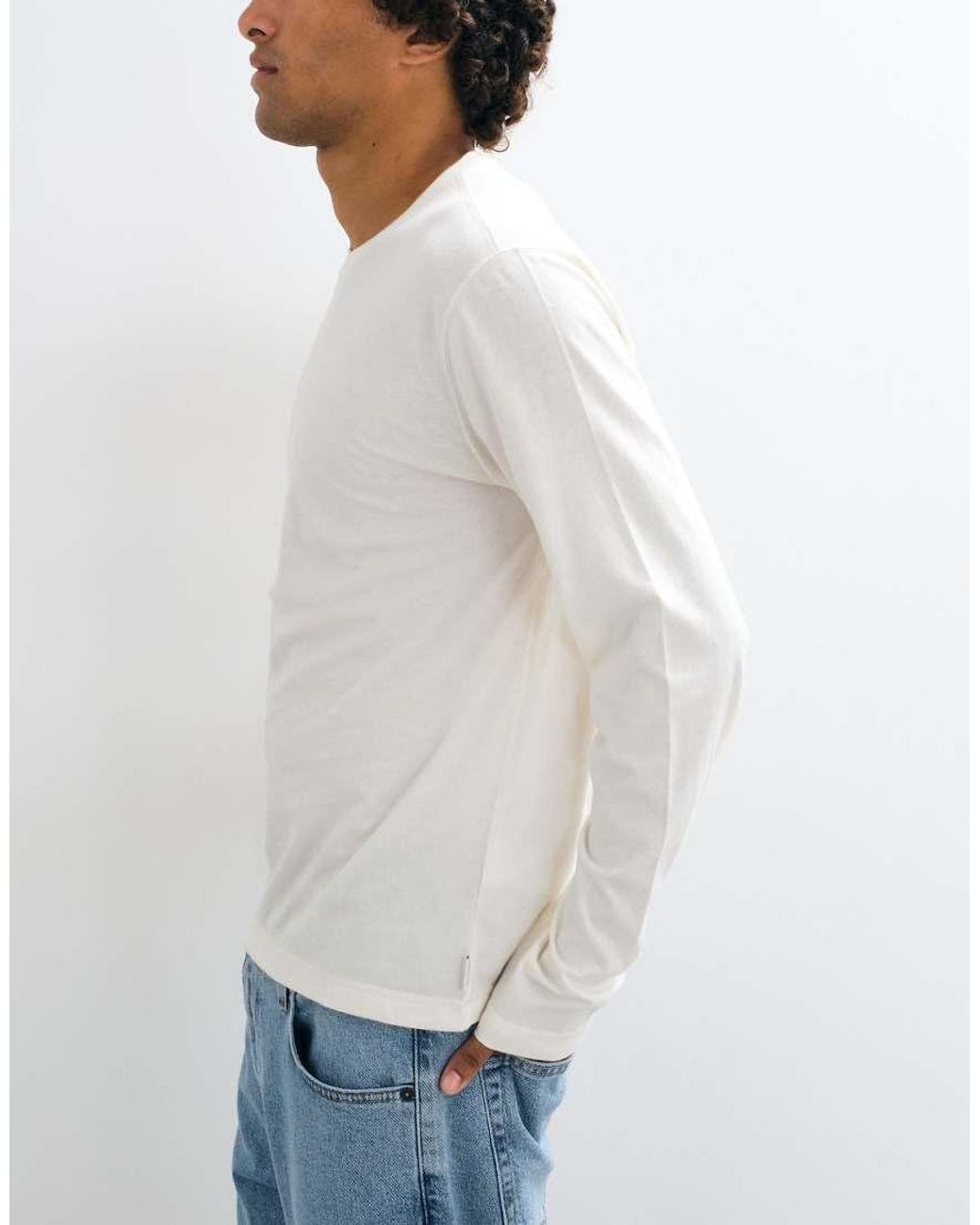 Hollister Blue 3 Pack Long Sleeve T-shirts for men