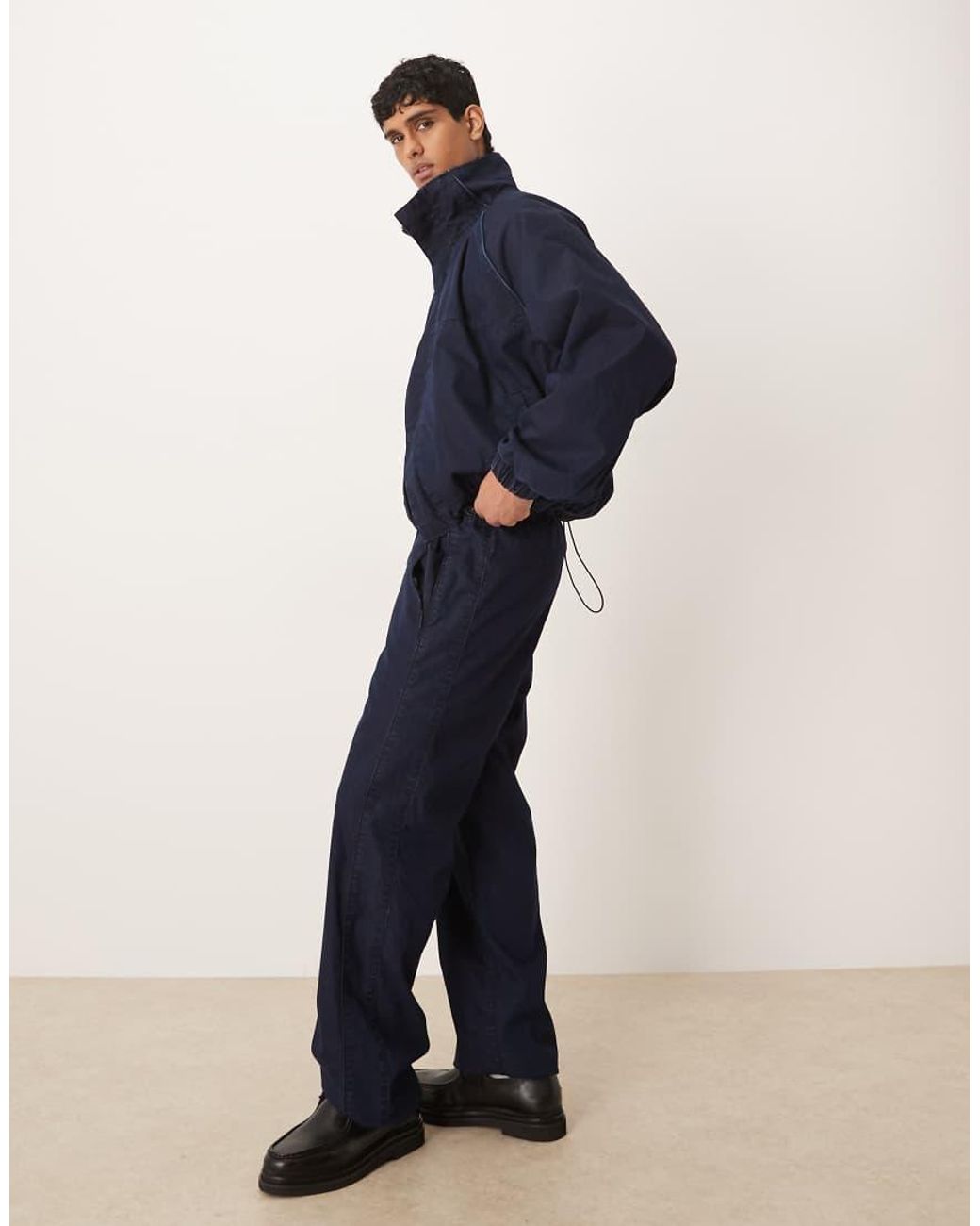 Calvin Klein Blue Nylon Denim Jeans for men