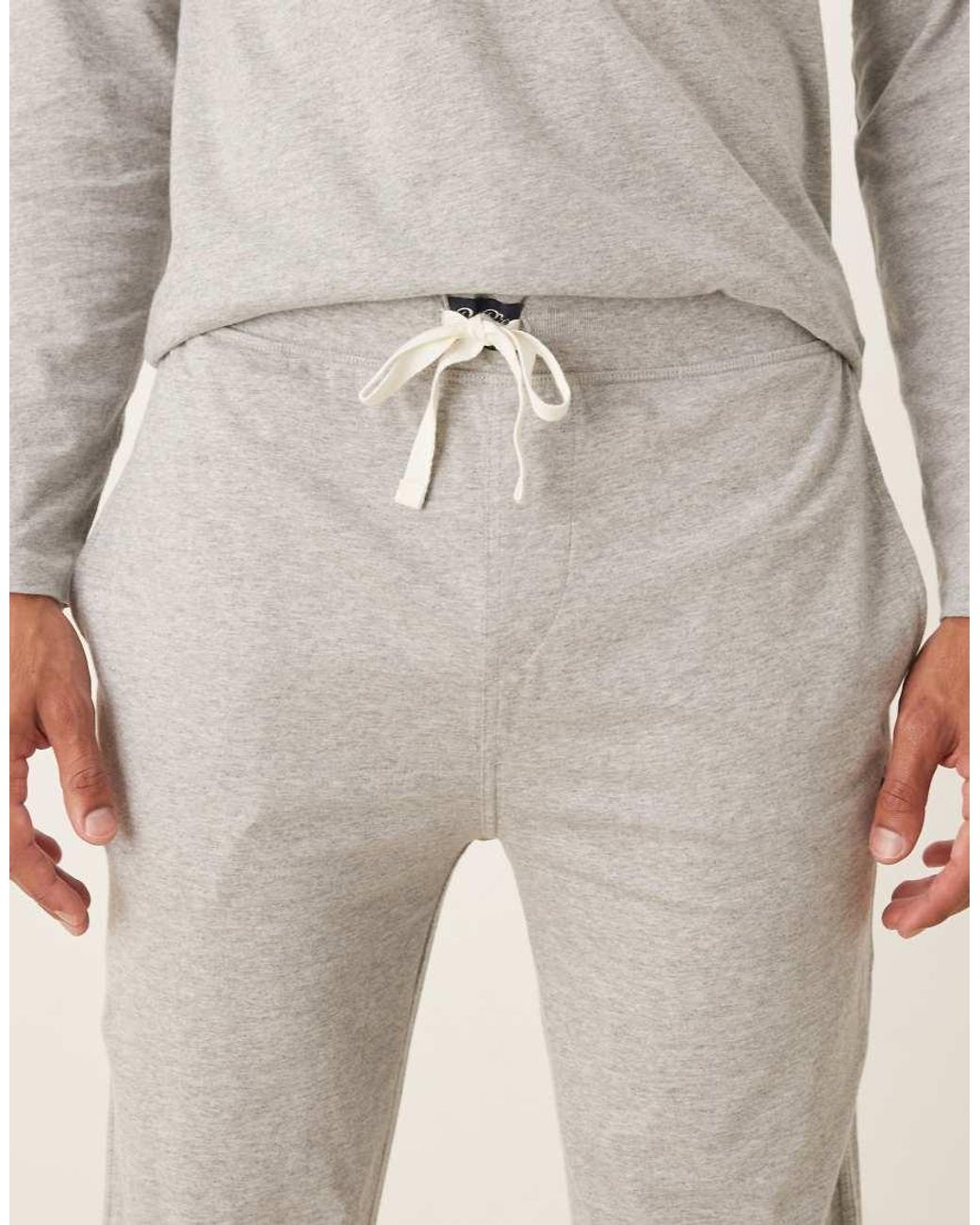 Polo Ralph Lauren Natural Icon Logo Co-ord Cuffed Lounge joggers for men