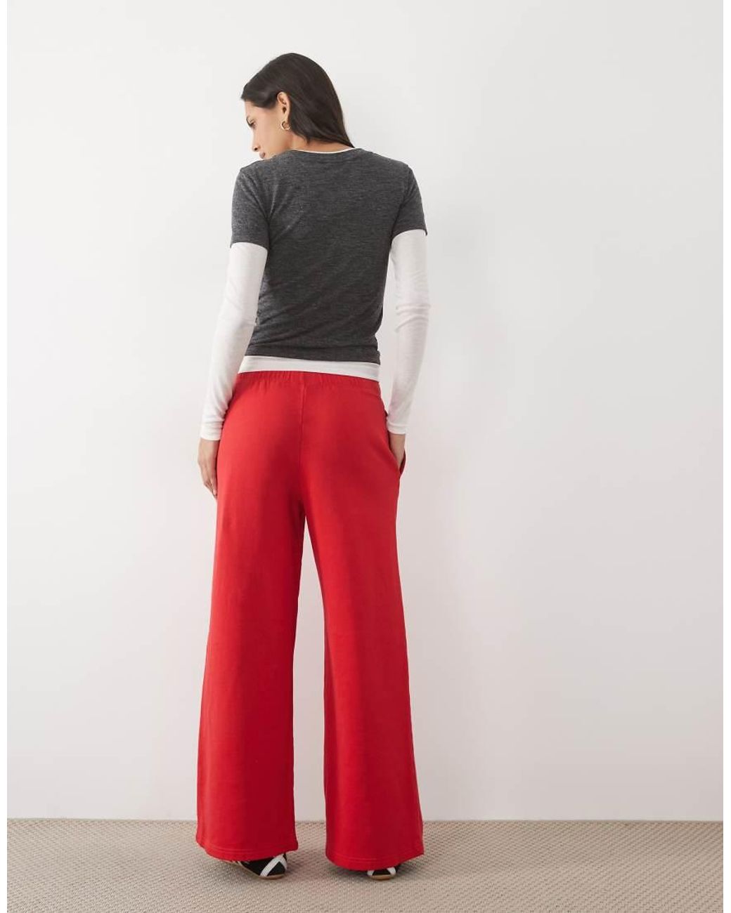 Cotton On Red baggy Sweatpant