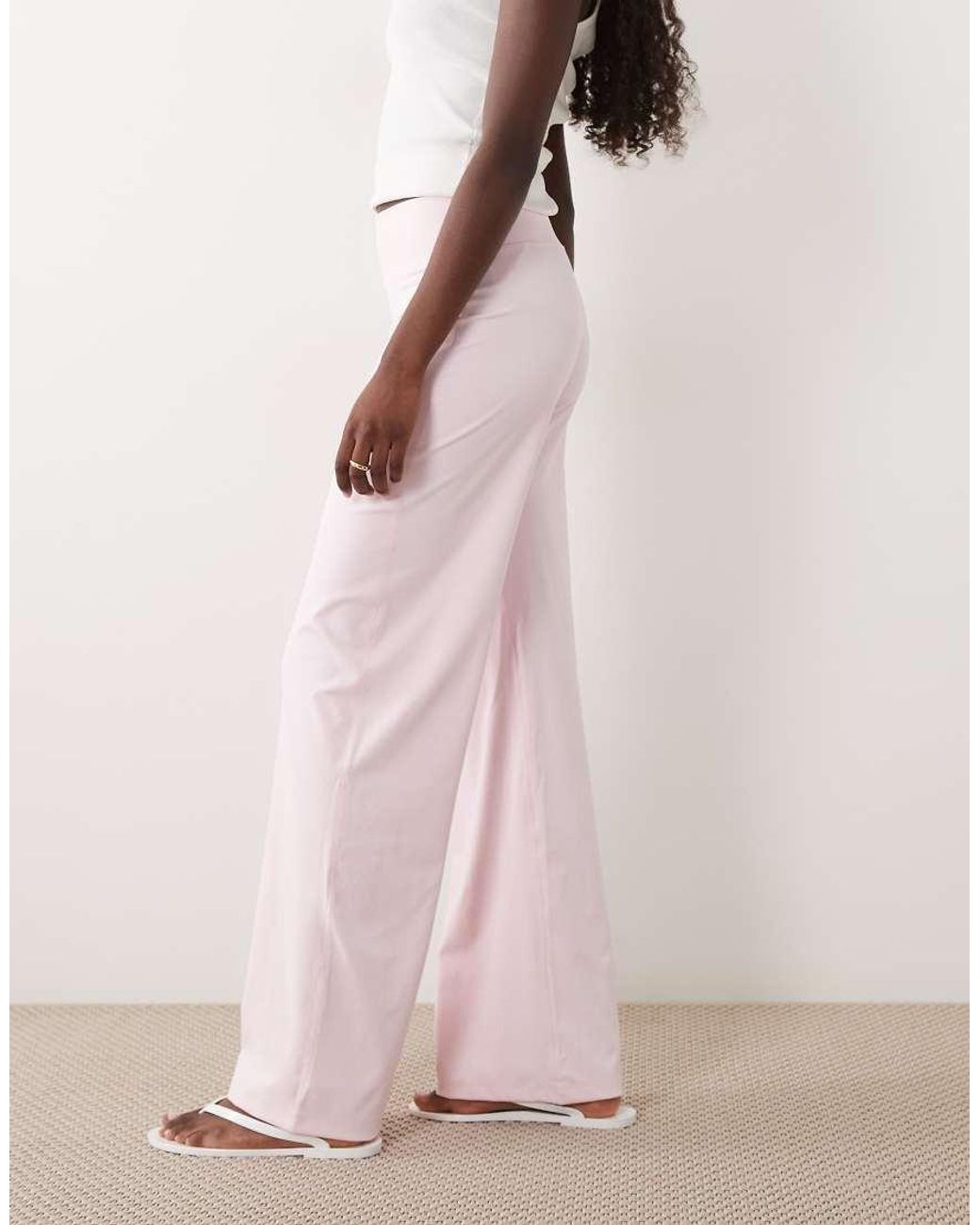 Cotton On Pink Active Ultra Soft Wide Leg Trouser