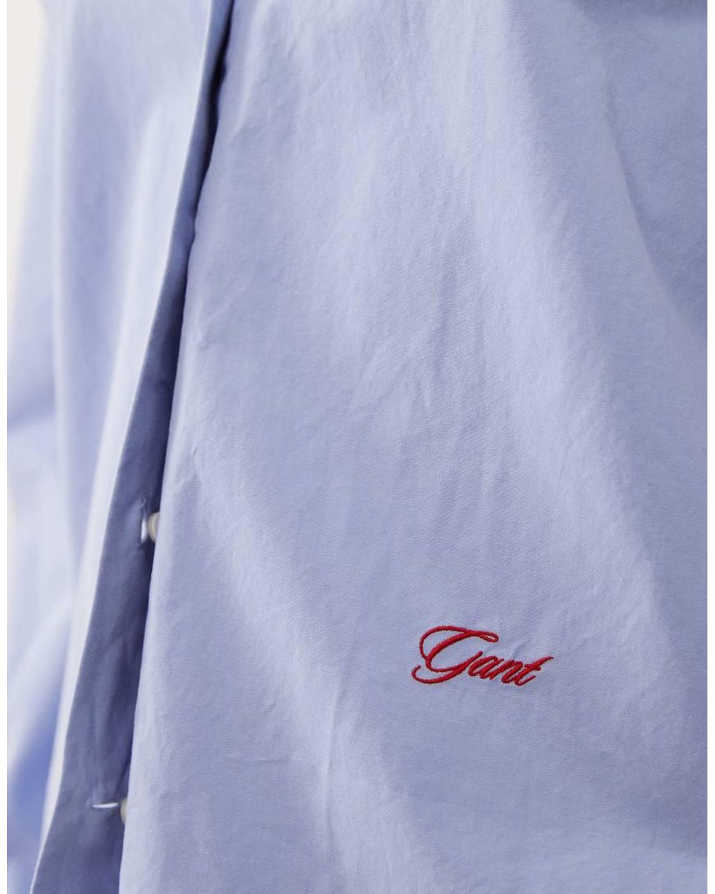 Gant Blue Regular Fit Poplin Shirt