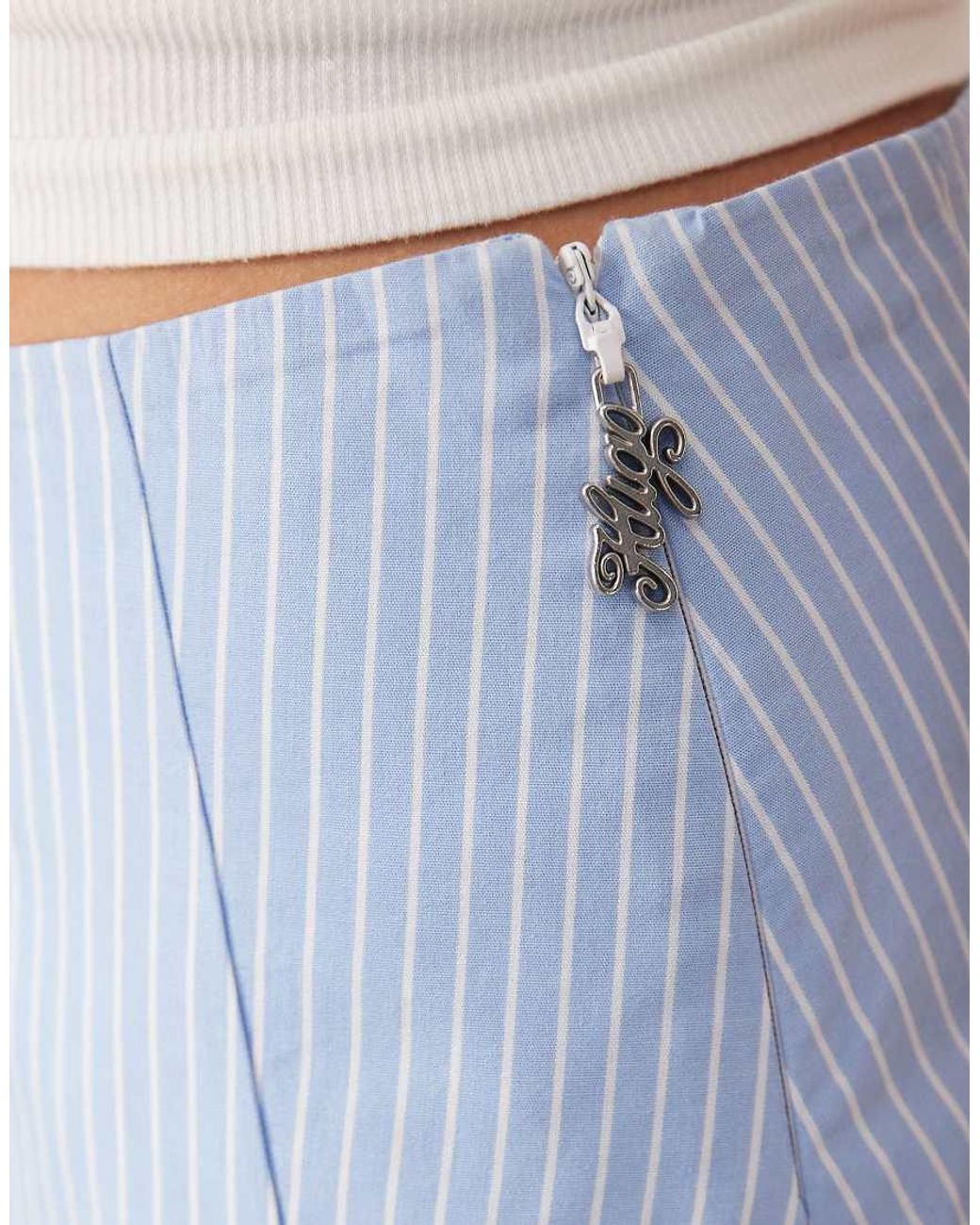 HUGO White Renona Mini Skirt