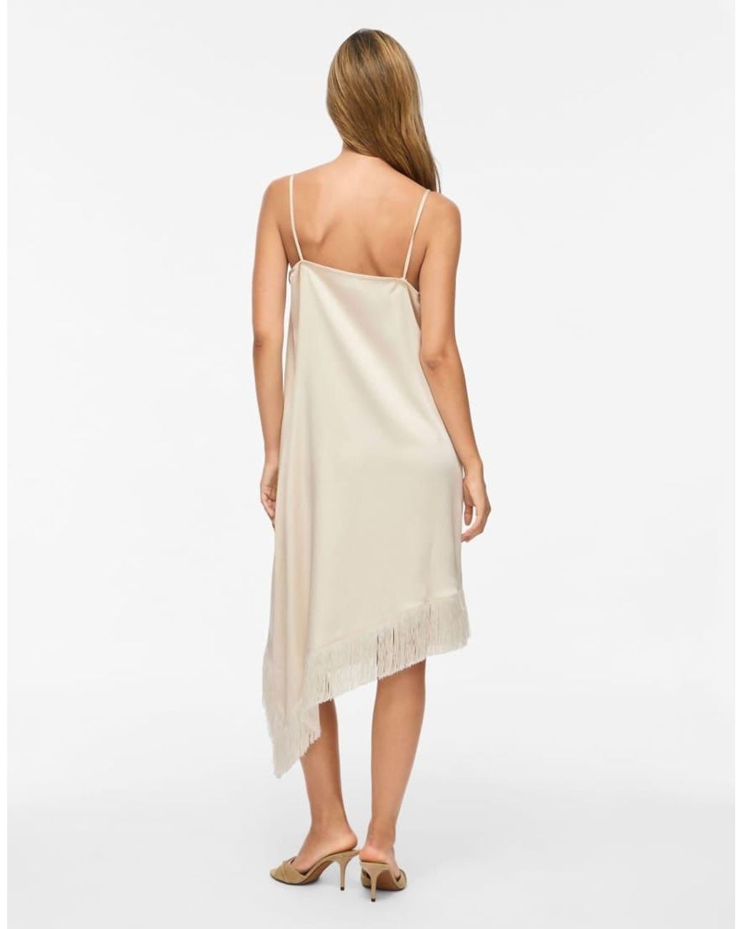 Vila White Slip Dress