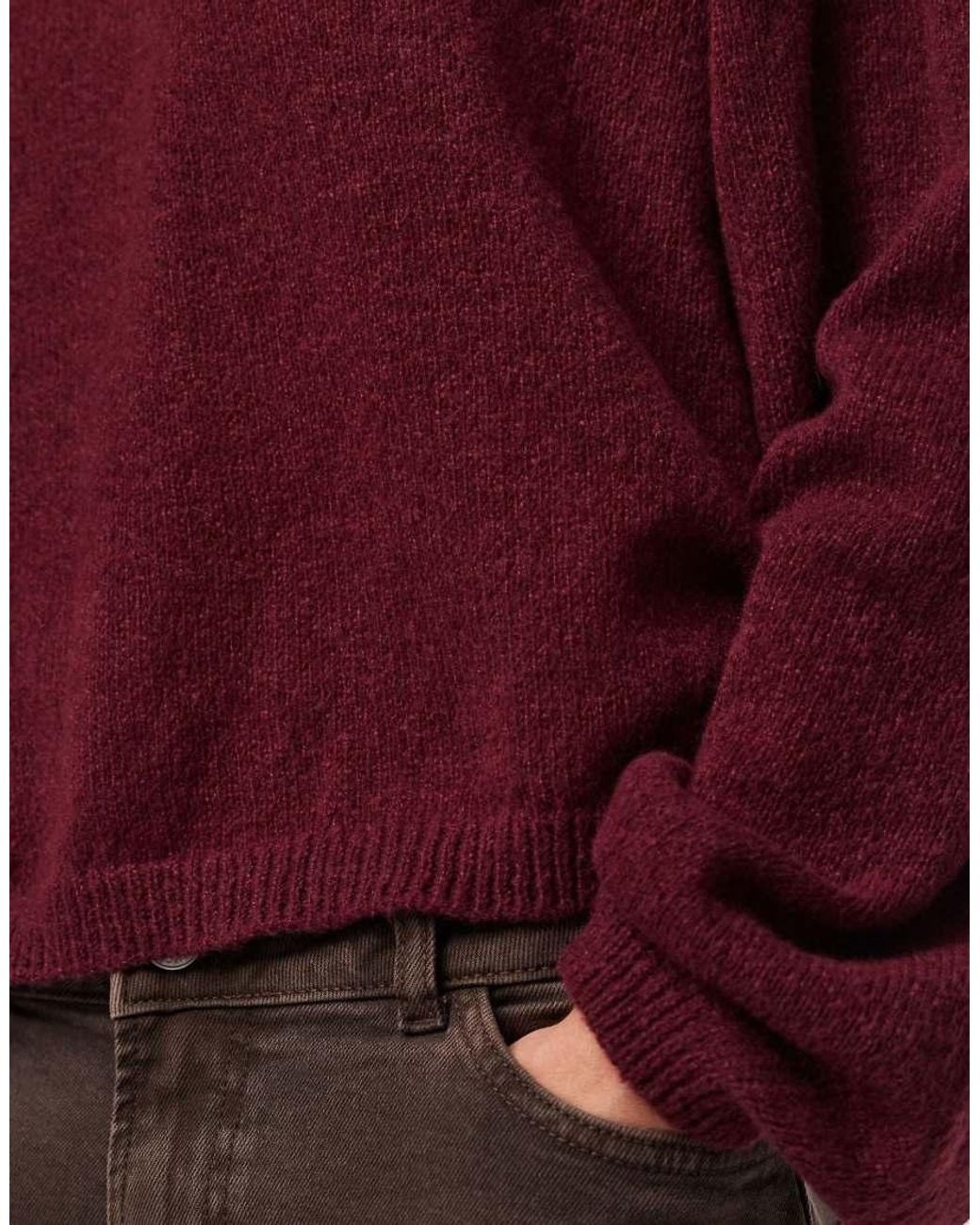 Pieces Red Knitted Jumper