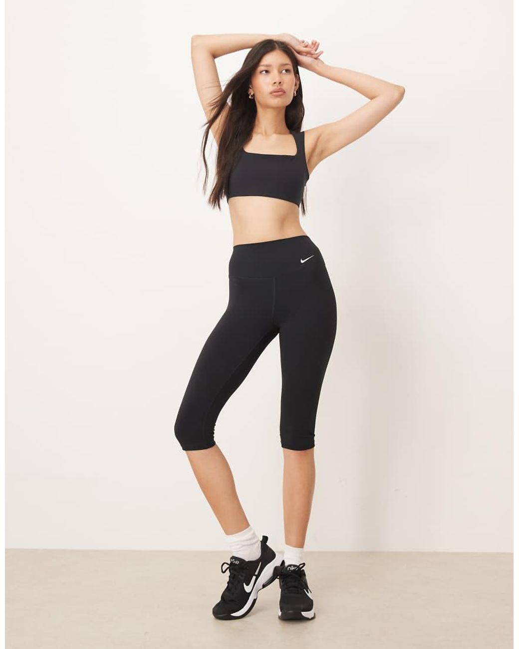 Nike Black Nike Zenvy Training Light Support Sports Bra