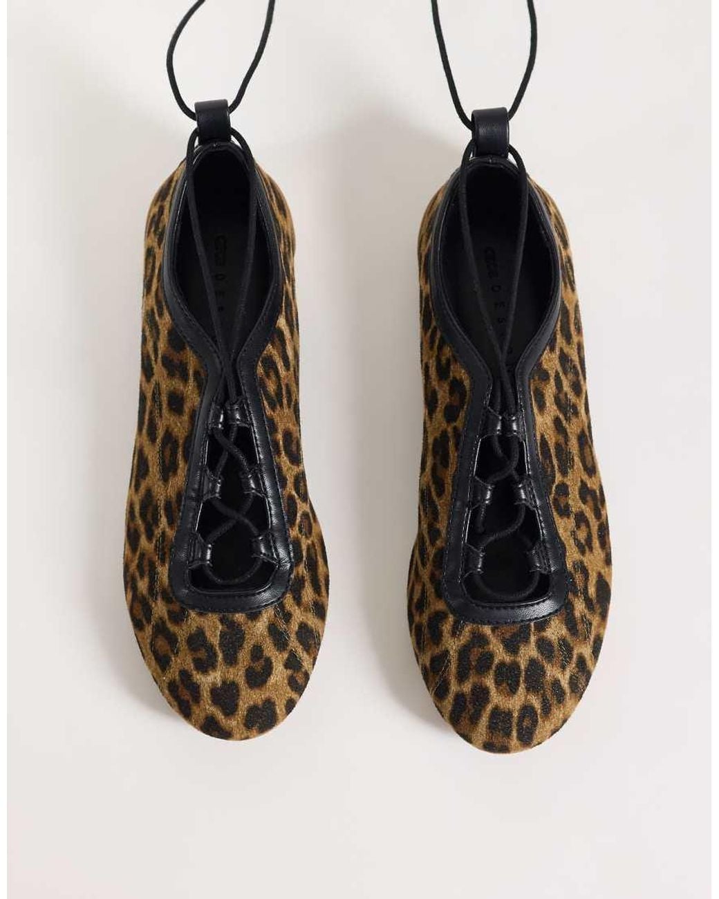 ASOS Multicolor Liquorice Lace Up Ballets