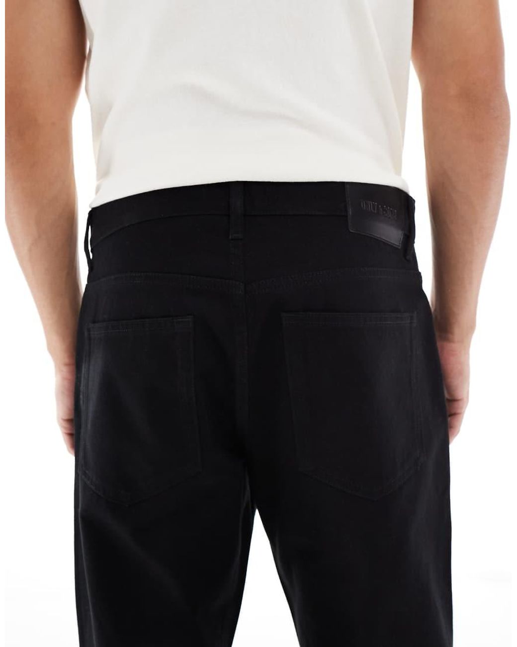 Only & Sons White Edge Straight Fit Jeans for men